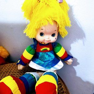 VINTAGE 1980s HALLMARK EXCLUSIVE HASBRO RAINBOW BRITE DOLL 17"  ORIGINAL HAIR